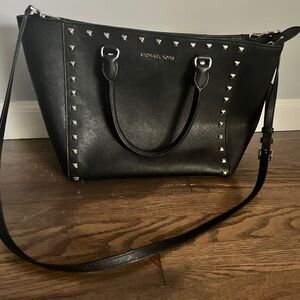 Michael Kors Studded Black Tote